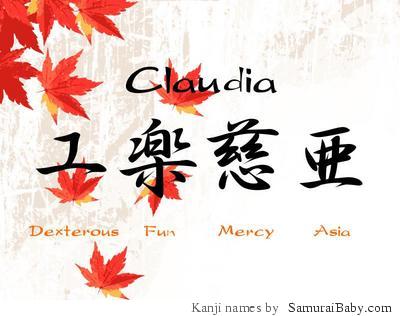 Claudia The Name