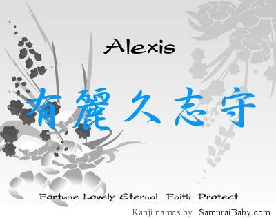 alexis name tag